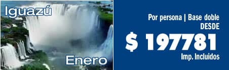 Promociones a viajes y paquetes a Cataratas del Iguazú